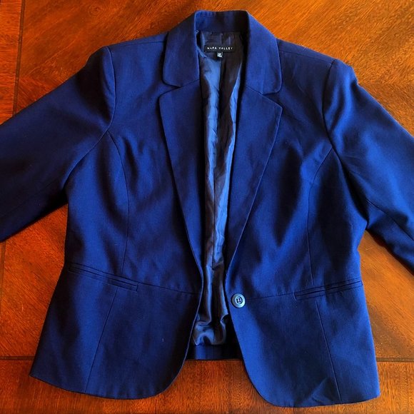 Napa Valley Jackets & Blazers - Napa Valley Navy Blue Blazer 12P